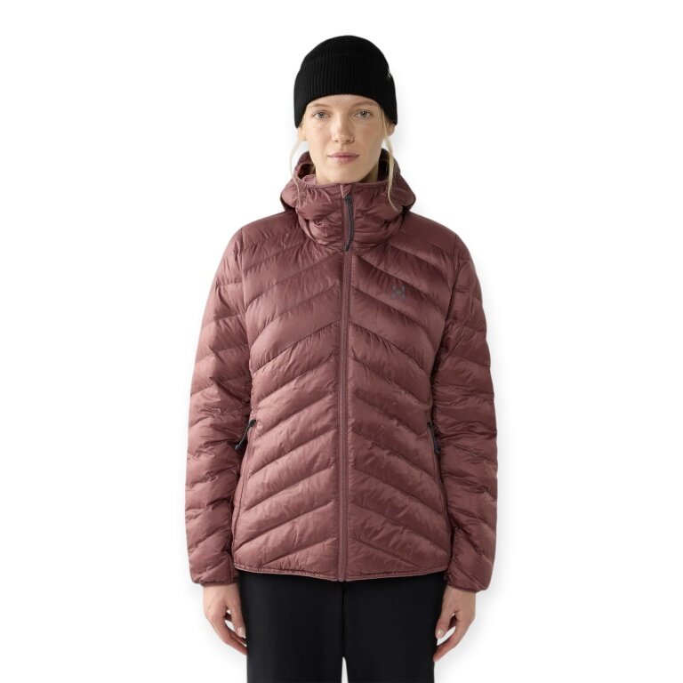 Haglöfs Isolationsjacke Särna Mimic II Hood (warm, gefüllt mit MIMIC Gold) misty mauve Damen