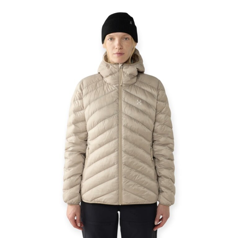 Haglöfs Isolationsjacke Särna Mimic II Hood (warm, gefüllt mit MIMIC Gold) beige Damen