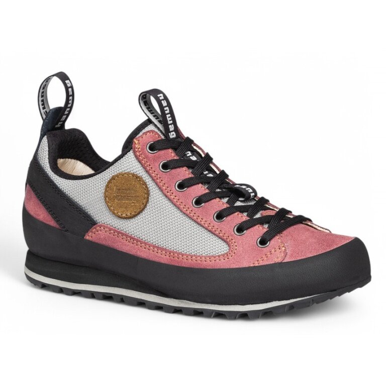 Hanwag Wander-Travelschuhe Rotpunkt Low LL (Veloursleder/Synthetik) rosa/grau Damen
