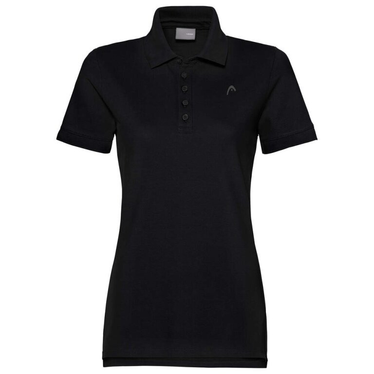 Head Freizeit-Polo (100% Baumwolle) schwarz Damen
