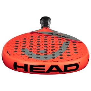 Head Kinder-Padelschläger Delta Junior 320g/Rund orangerot/grau