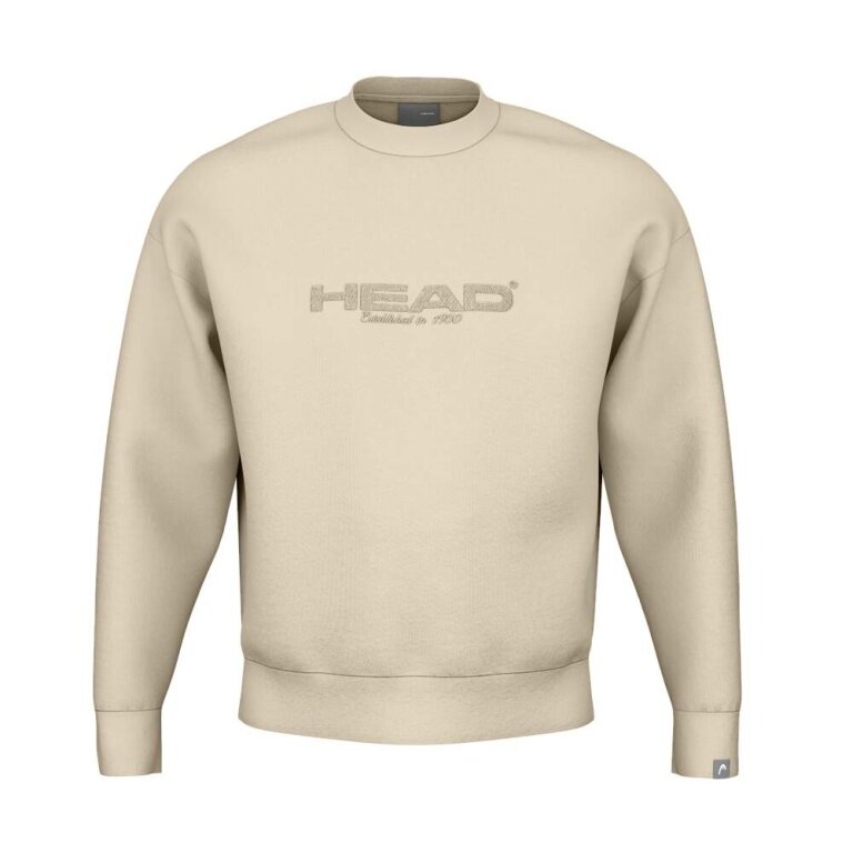 Head Pullover Motion Crewneck (Baumwolle) beige Herren