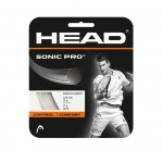 Head Tennissaite Sonic Pro (Haltbarkeit) weiss 12m Set