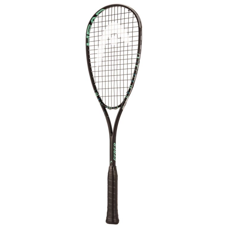 Head Squashschläger Cyber Elite (190g/leicht kopflastig) 2024 schwarz - besaitet -