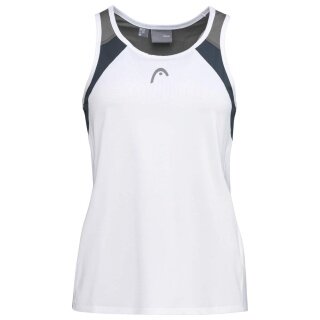 Head Tennis-Tank Top Club (Racer Back, modern) weiss/navyblau Mädchen