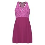 Head Tennis-Kleid Spirit Dress (separate Innenhose, V-Ausschnitt) pink Damen
