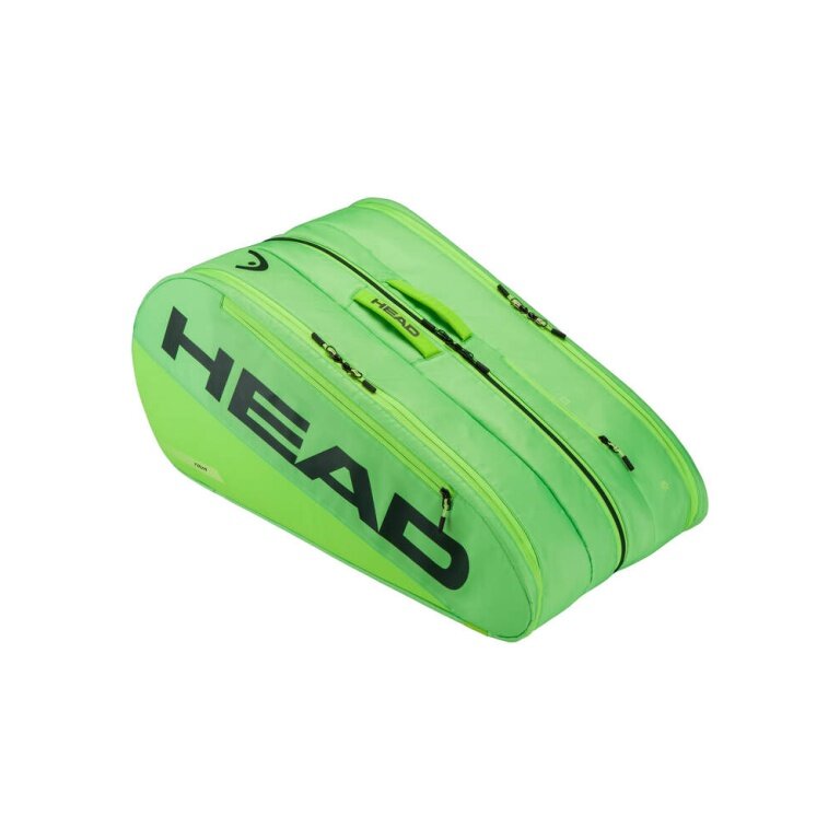 Head Tennis-Racketbag Tour Racquet Bag XL (Schlägertasche, 3 Hauptfächer) 2026 grün 12er