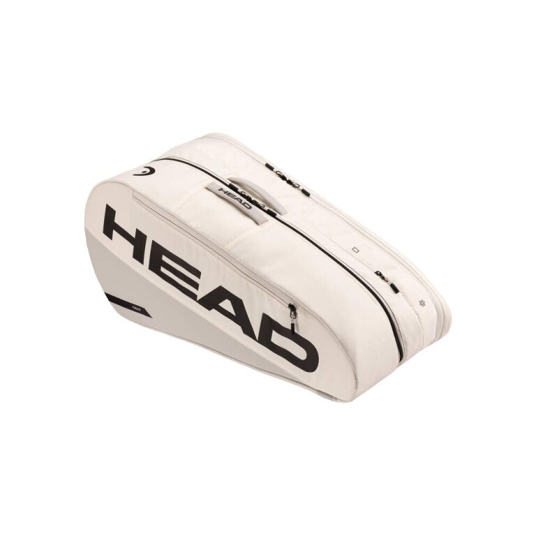 Head Tennis-Racketbag Tour Racquet Bag L (Schlägertasche, 2 Hauptfächer) 2026 weiss/grau 9er