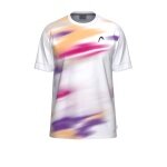 Head Tennis-Tshirt Blur (Moisture Transfer Microfiber Technologie) 2026 weiss/bunt Herren
