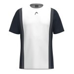 Head Tennis-Tshirt Club 25 Tech (feuchtigkeitsabsorbierend) 2025 weiss/navyblau Herren