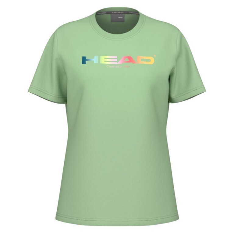 Head Tennis-Tshirt Rainbow (Mischgewebe) 2025 grün Damen