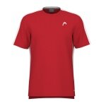 Head Tennis-Tshirt Slice (atmungsaktiv, Mesh-Einsätze) rot Herren