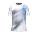 Head Tennis-Tshirt Topspin (schnelltrocknend, modern) 2026 weiss/navyblau Herren