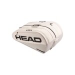 Head Tennis-Racketbag Tour Racquet Bag XL (Schlägertasche, 3 Hauptfächer) 2026 weiss/grau 12er