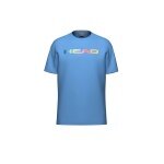Head Tennis-Tshirt Rainbow Junior (Mischgewebe) blau Jungen