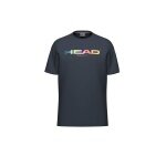 Head Tennis-Tshirt Rainbow Junior (Mischgewebe) navyblau Jungen