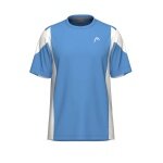 Head Tennis-Tshirt Slice (Moisture Transfer Microfiber Technologie) 2026 blau/weiss Herren