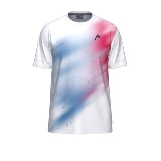 Head Tennis-Tshirt Topspin (schnelltrocknend, modern) 2026 weiss/blau Herren