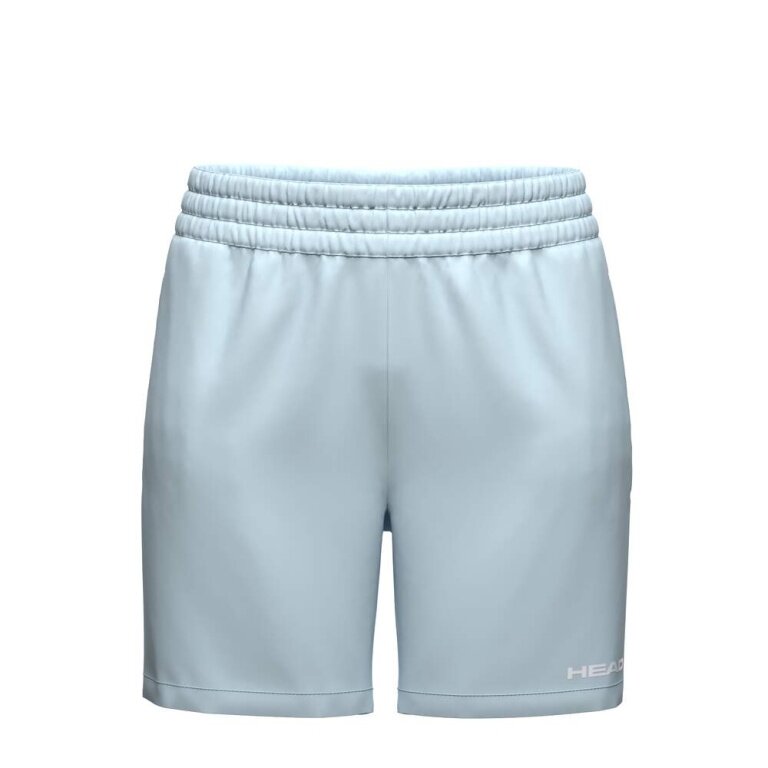 Head Tennishose Vision Short (elastischer Bund mit Kordelzug) hellblau Jungen