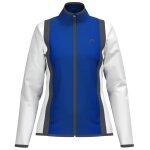 Head Tennisjacke Club 25 Full Zip (Moisture Transfer Microfiber Technologie) 2025 royalblau/weiss Damen