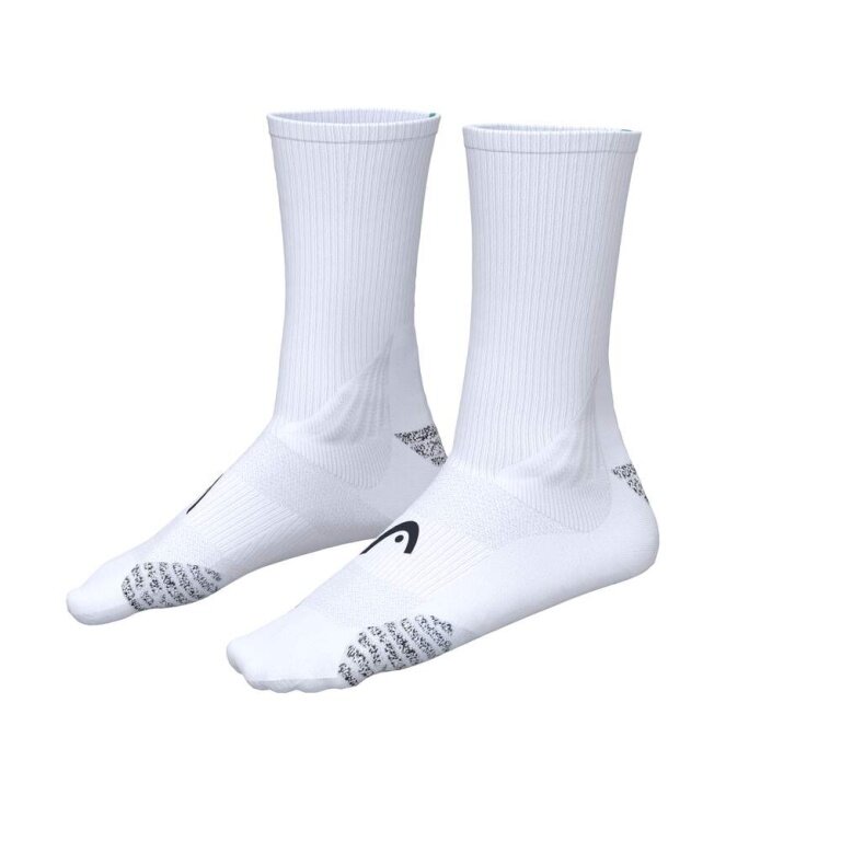 Head Tennissocke 1P Color Crew (Mischgewebe) weiss/türkis - 1 Paar