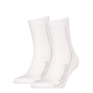 Head Tennissocken 2P Performance Crew (Mischgewebe) weiss - 2 Paar