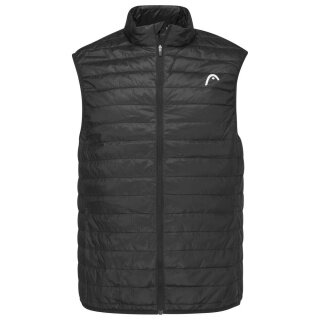 Head Sport-Weste Club Lightweight (Stehkragen, 100% Polyester) schwarz Herren