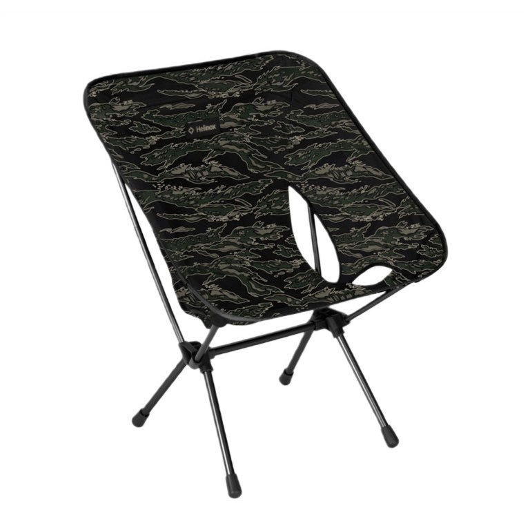 Helinox Campingstuhl Chair One (re) - leicht, einfacher Zusammenbau, stabil, Tension Design - schwarz/grau
