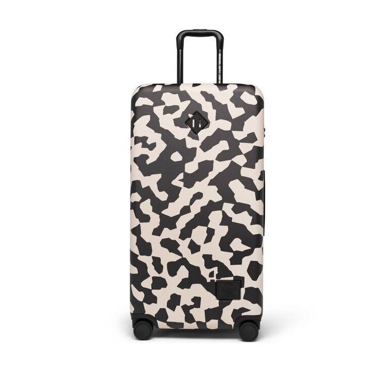 Herschel Travel-Reisetasche Heritage Hardshell Large Luggage (95 Liter, mit Rollen) - schwarz/weiss