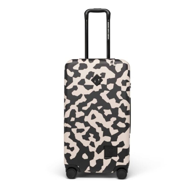 Herschel Travel-Reisetasche Heritage Hardshell Medium Luggage (67 Liter, mit Rollen) - schwarz/weiss