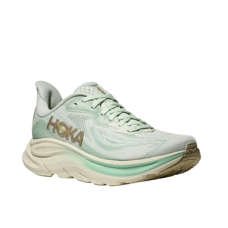 Hoka Laufschuhe Clifton 10 (Dämpfung) hellgrün Damen
