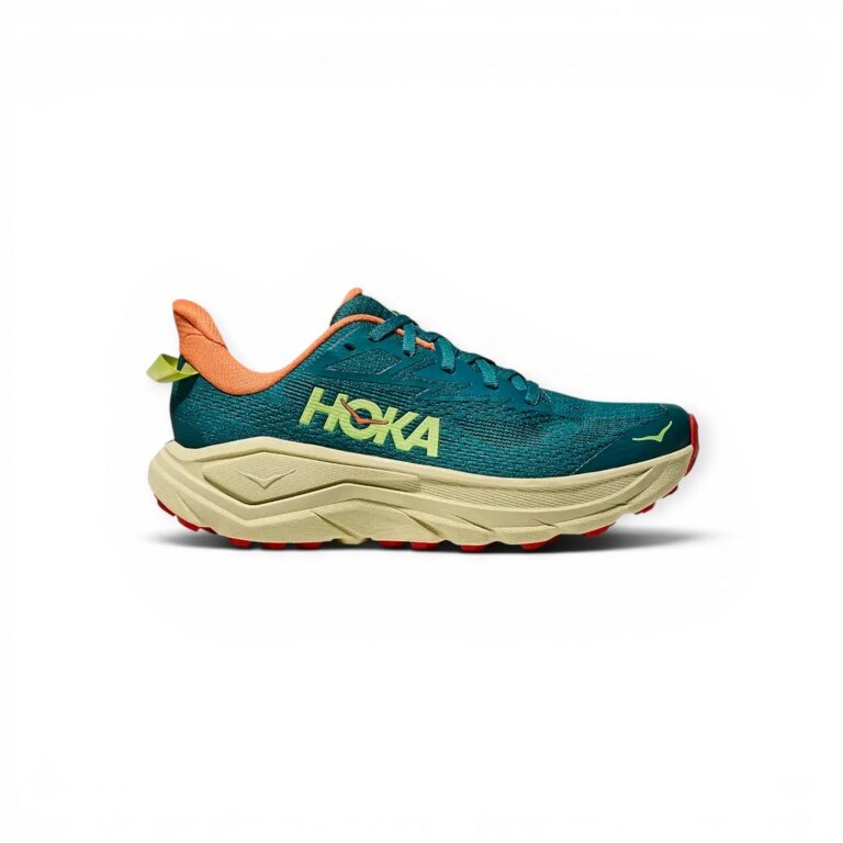 Hoka Trail-Laufschuhe Challenger 8 tealgrün/beige/orange Damen