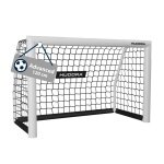 Hudora Fussballtor Advanced 120 (hochwertig, langlebig, einfacher Aufbau) weiss - 120x80x60cm