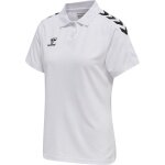 hummel Sport-Polo hmlCORE XK Functional (Polyester-Piquel) Kurzarm weiss Damen