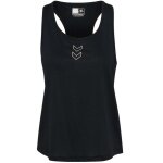 hummel Tanktop hmlCOURT Light Weight (atmungsaktiv, leicht) schwarz/grau Damen
