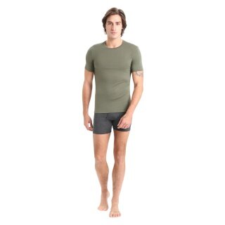 Icebreaker Unterwäsche Tshirt Anatomica SS Crewe (Merinowolle) lodengrün Herren