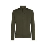 Icebreaker Wander-/Freizeitjacke Merino 260 Quantum IV Zip (Merinowolle) lodengrün Herren