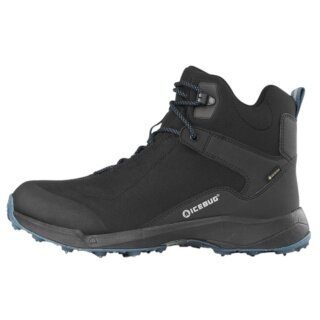 Icebug Winterschuhe Pace3 BUGrip GTX (wasserdicht, mit Spikes, weiter Leisten) schwarz/petrol Herren