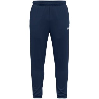 JAKO Sport-Freizeithose Dynamic (Seitentaschen mit Reißverschluss) lang marineblau Kinder