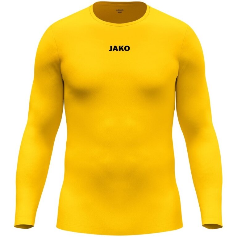JAKO Funktionsunterwäsche Langarmshirt Function (maximale Bewegungsfreiheit) gelb Herren