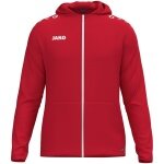 JAKO Kapuzenjacke One (Innenseite aus Micro-Fleece,) rot Damen