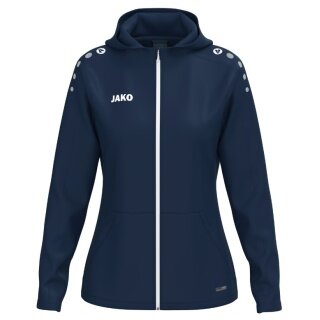 JAKO Kapuzenjacke One (Innenseite aus Micro-Fleece,) marineblau Damen