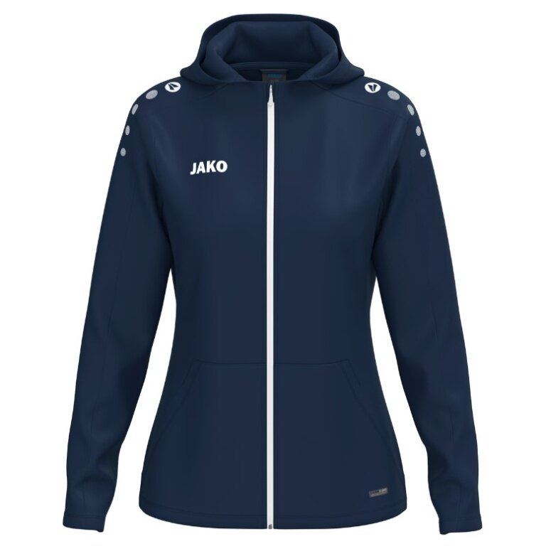 JAKO Kapuzenjacke One (Innenseite aus Micro-Fleece,) marineblau Damen
