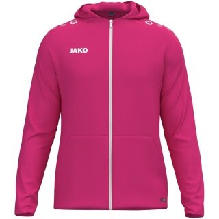 JAKO Kapuzenjacke One (Innenseite aus Micro-Fleece, 100% rec. Polyester) rosa Kinder