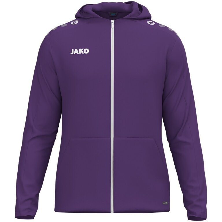 JAKO Kapuzenjacke One (Innenseite aus Micro-Fleece, 100% rec. Polyester) violett Herren