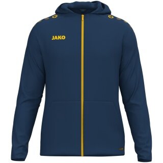 JAKO Kapuzenjacke One (Innenseite aus Micro-Fleece, 100% rec. Polyester) navyblau Kinder