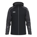 JAKO Kapuzenjacke Sonic (strapazierfähig, weiches Tragegefühl) schwarz/anthrazitgrau Herren