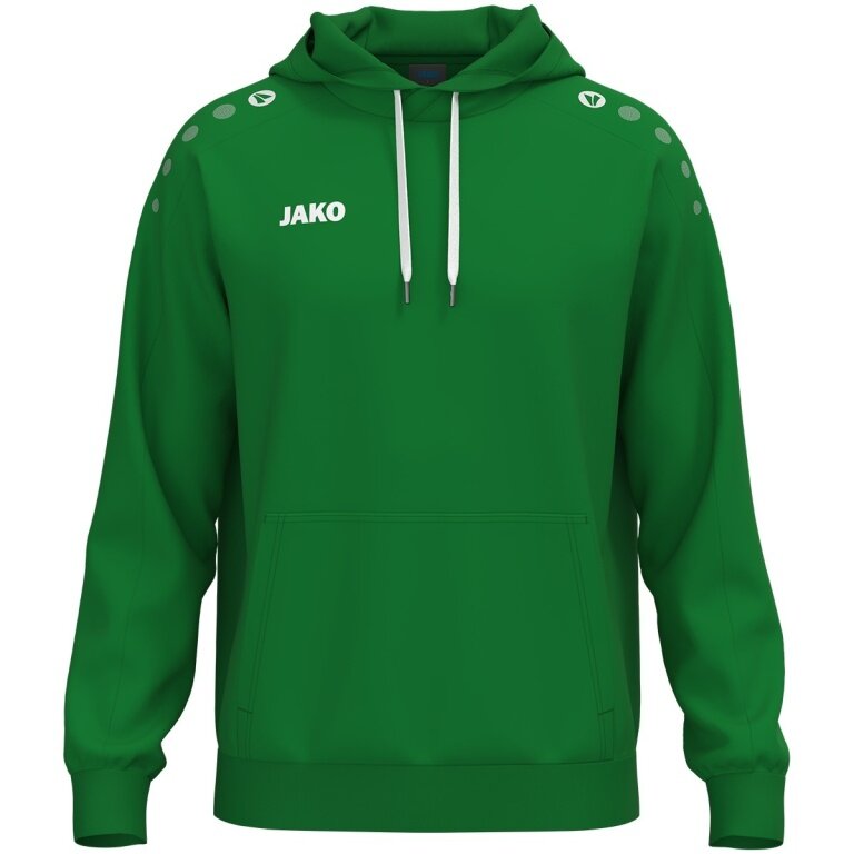 JAKO Kapuzenpullover One Sweat (Baumwolle-Mischung) grün Herren