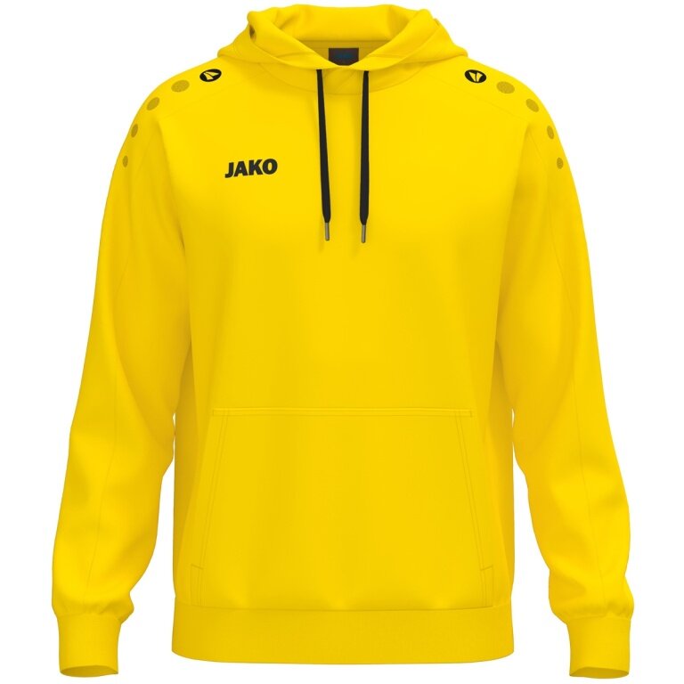 JAKO Kapuzenpullover One Sweat (Baumwolle-Mischung) gelb Kinder