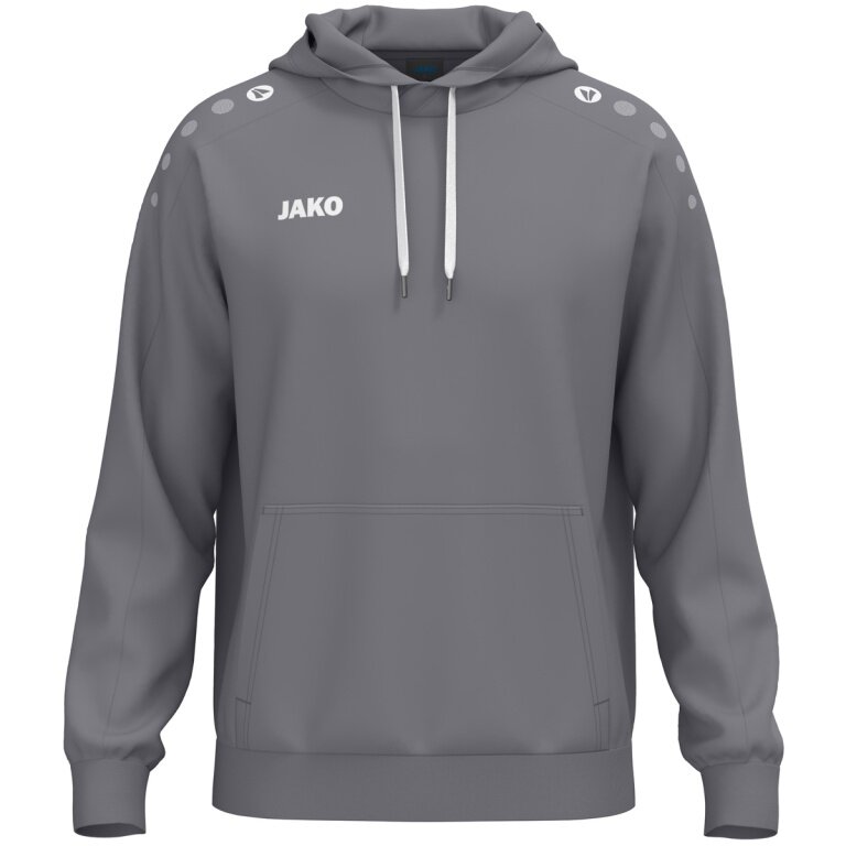 JAKO Kapuzenpullover One Sweat (Baumwolle-Mischung) grau Kinder